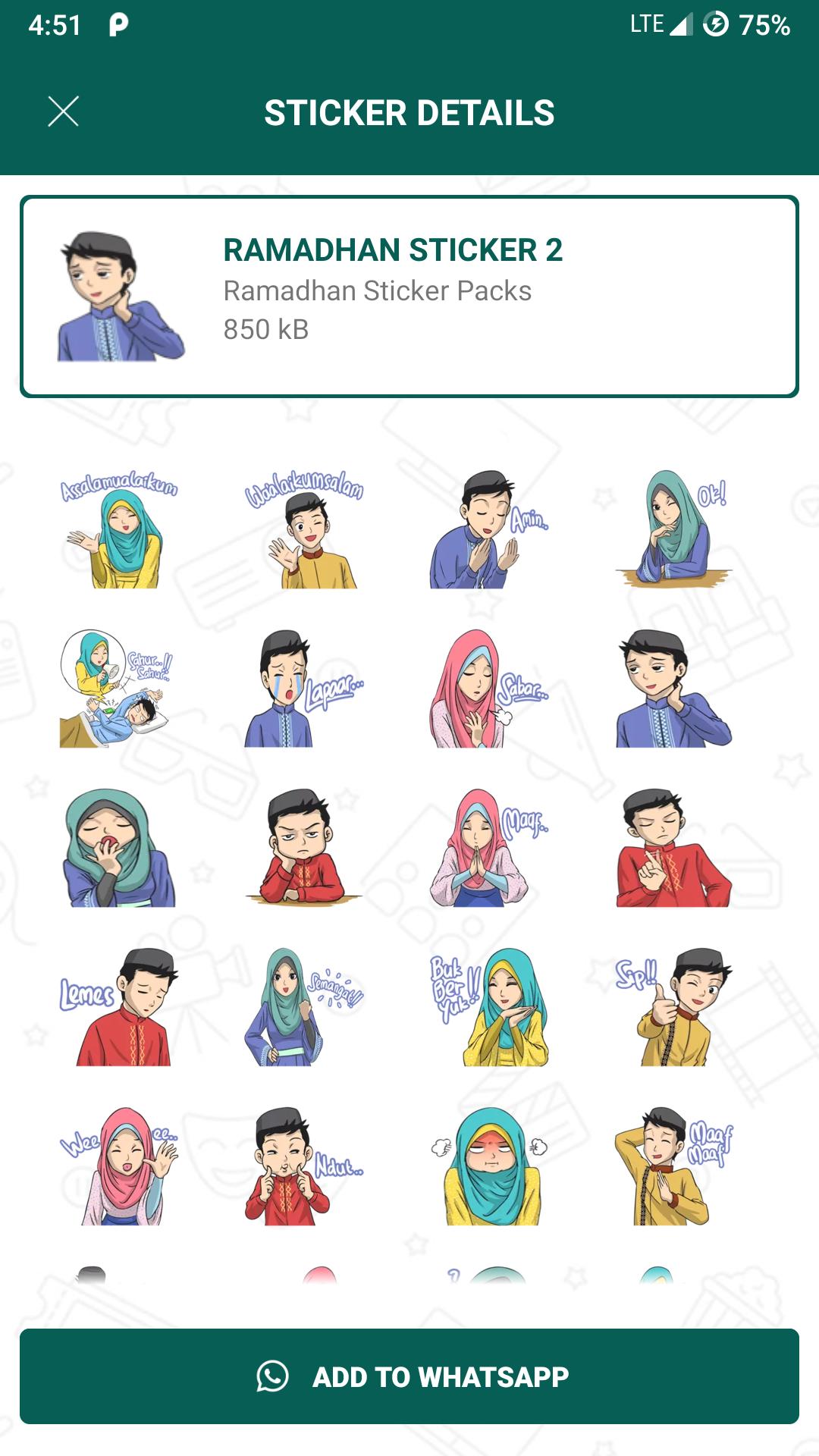 Stiker Puasa Ramadhan Terbaik Wastickerapps For Android Apk