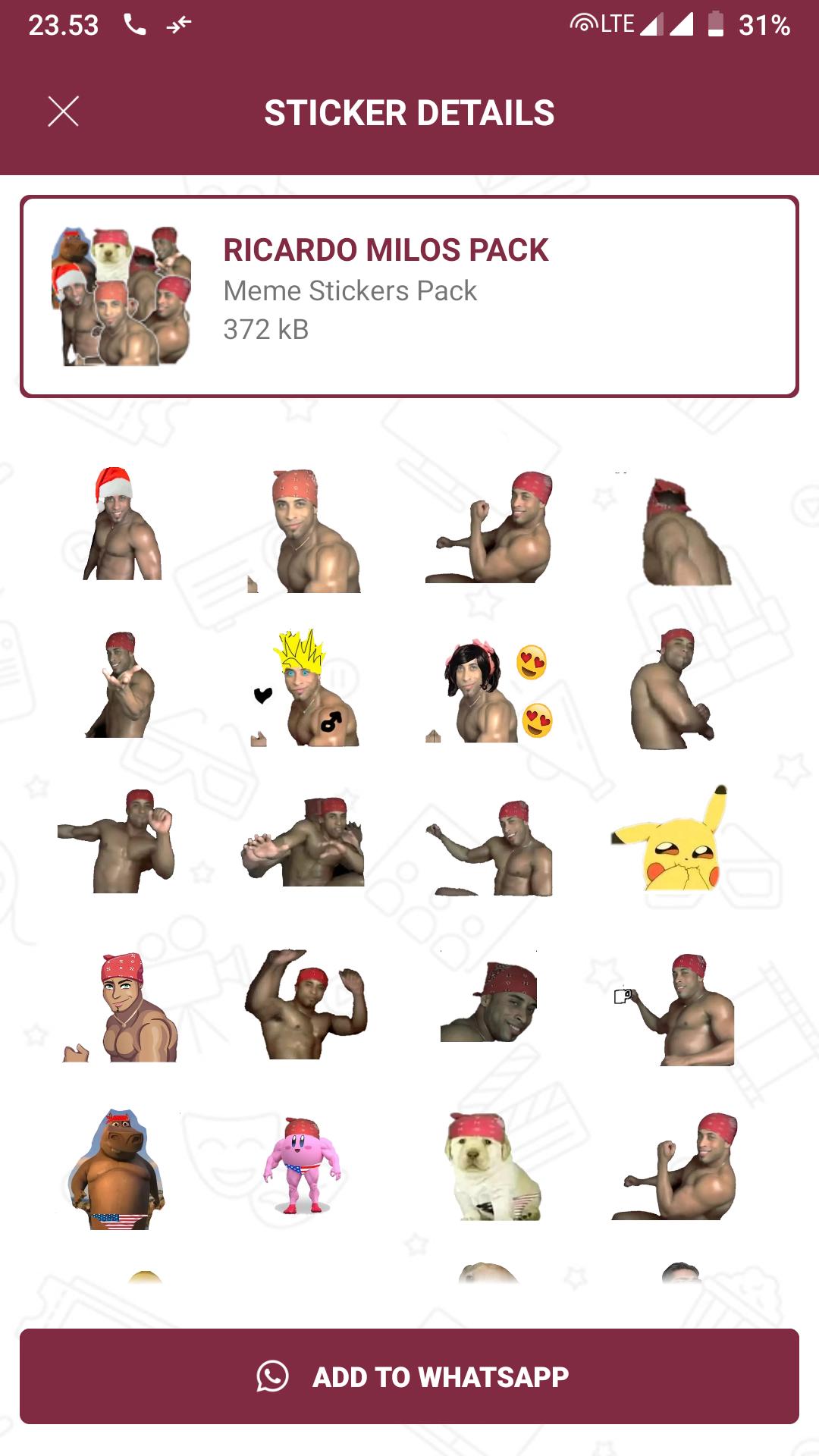 Ricardo Milos Meme Stickers Wastickerapps For Android Apk Download