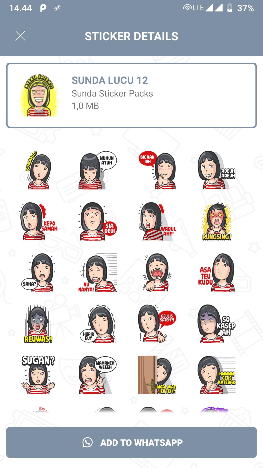  Stiker  Sunda  Lucu  Whatsapp  Orion Gambar