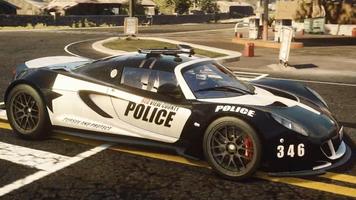 Speed Police Car Simulator USA Edition الملصق