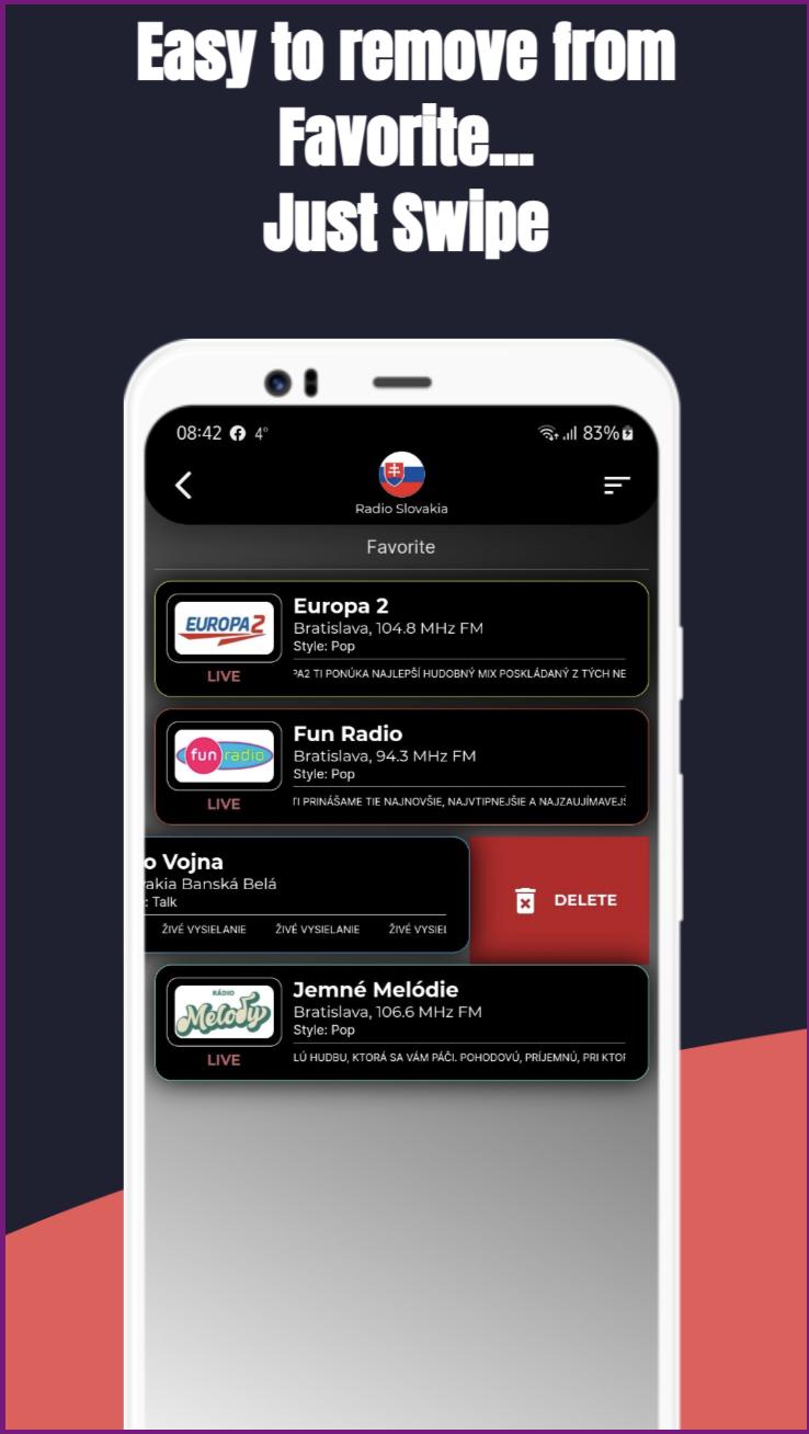 Descarga de APK de Slovakia Radio Online FM Radio para Android