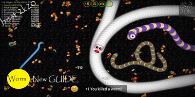 Guide for Worm snake io Games Tips Cartaz