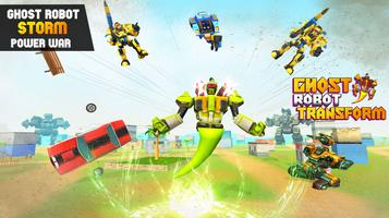 Flying Ghost Robot-Robot Games скриншот 2