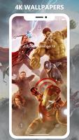 Superheroes Wallpapers HD, 4K Backgrounds - WallBG الملصق