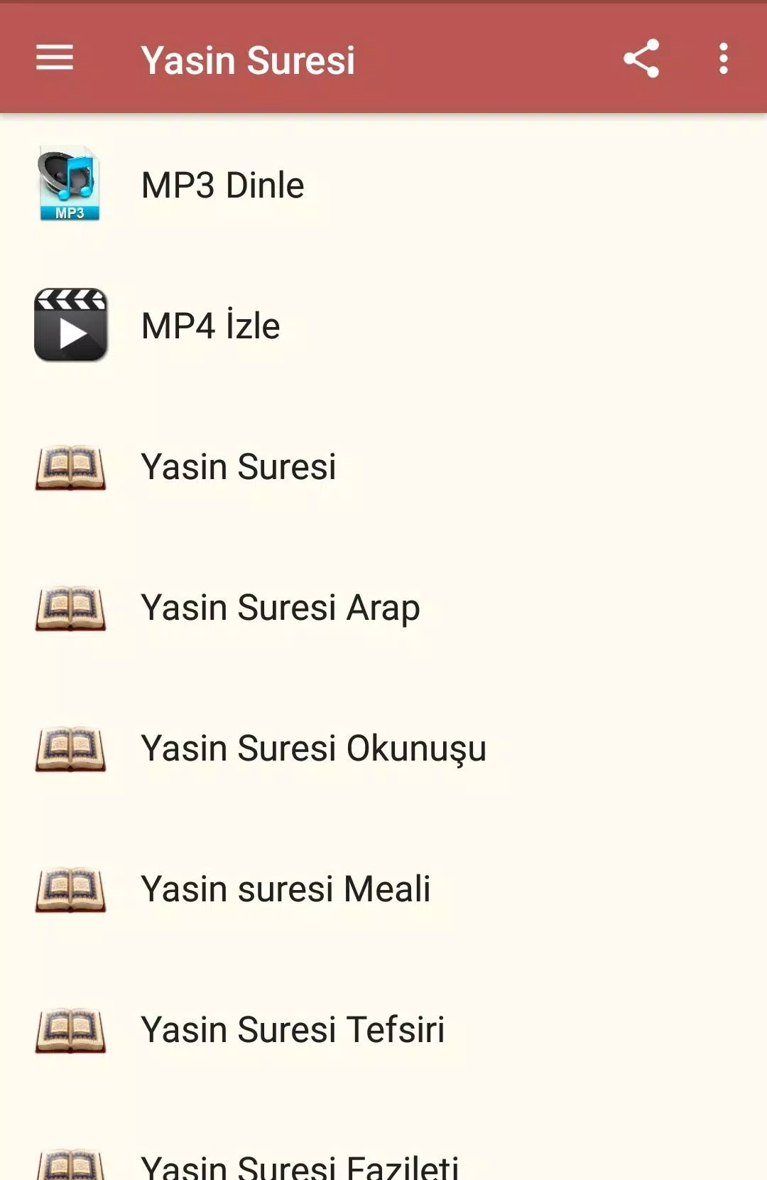 Android İndirme için Yasin Suresi Türkçe APK