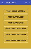 Yasin Surasi Uzbek (MP3 MP4) capture d'écran 3