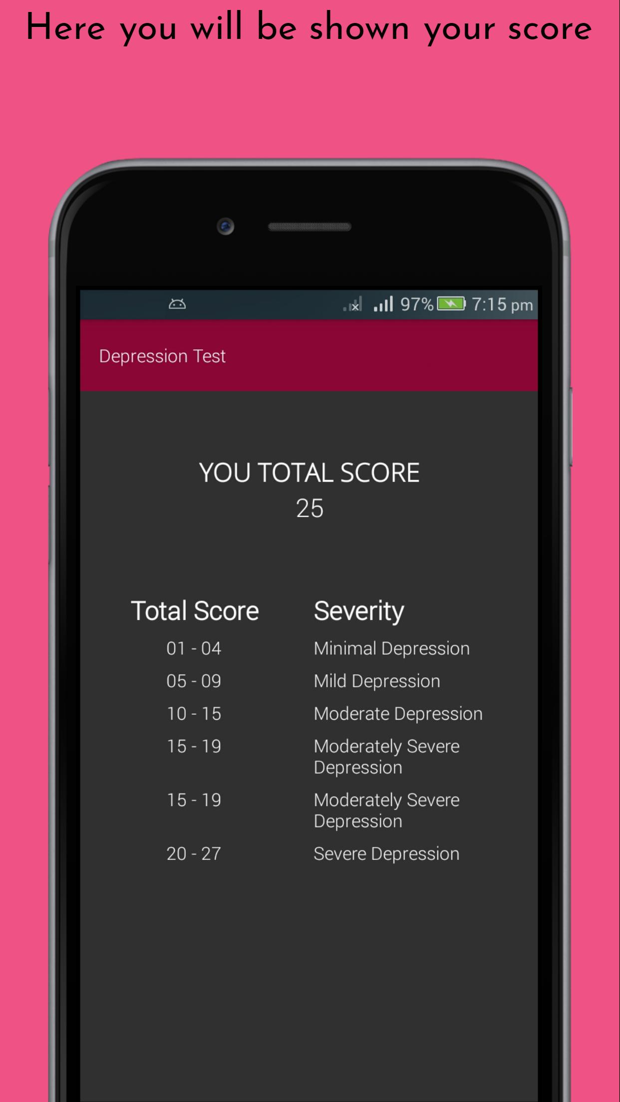 Depression Test скриншот 4.