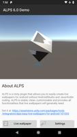 ALPS 6.6 Unity live wallpaper  โปสเตอร์