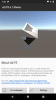 ALPS 6.6 Unity live wallpaper  Affiche