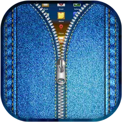 ジーンズジッパーロック画面 アプリダウンロード