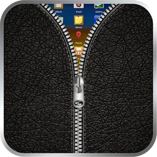 Pelle schermo Zipper blocco