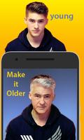 Make me old face aging effect photo editor poster