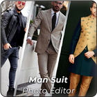 Men fashion 2020 : Men suit photo editor 2020 ícone