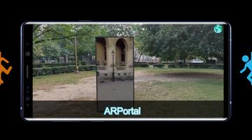 Travel with AR - AR Portal الملصق
