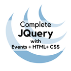 Complete JQuery Guide : HTML + CSS and Events icône