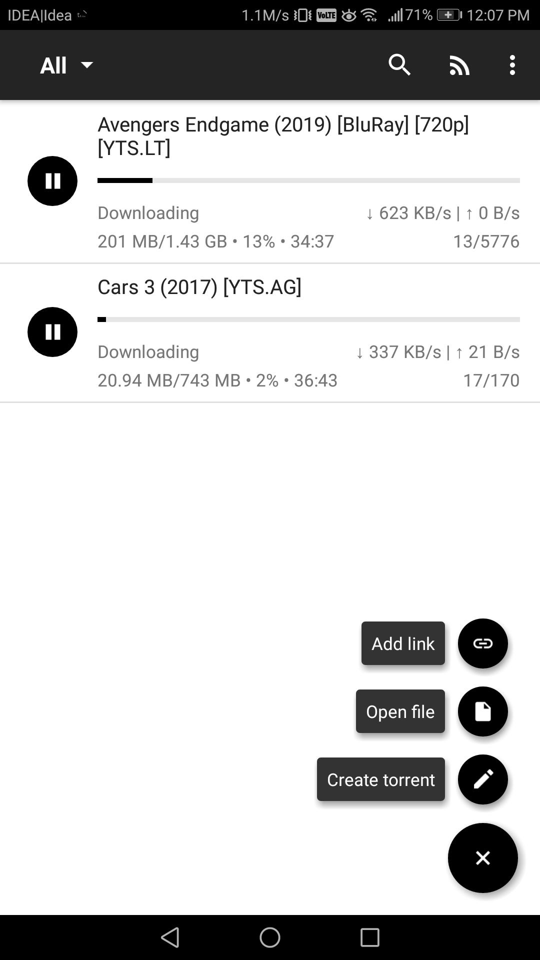 Torrent Lite (Dark Mode) APK for Android Download