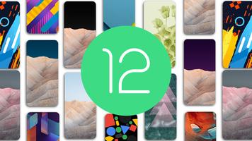 Android 12 wallpapers تصوير الشاشة 1