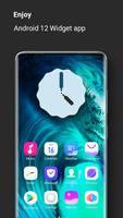 Android 12 Clock Widget - Batt poster