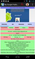 My Google Public Profile syot layar 2