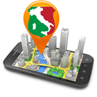 Map 3D e navigazione Italia icône