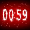 Countdown Live-Hintergrund Zeichen