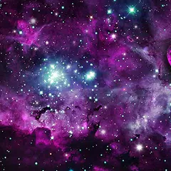 銀河の星雲ライブ壁紙 アプリダウンロード