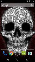 Halloween Pixel! Skull LWP poster