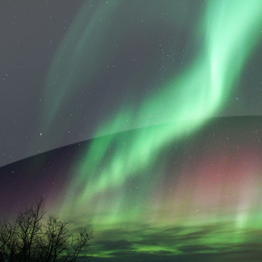 Hintergrund Polarlicht