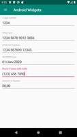 Android Widgets ポスター