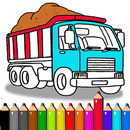 Truck Tractor Coloring Page 2 APK