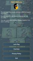 Num Memory - Sharpen your memory with number game poster