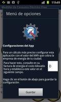 Consumo Eléctrico Free تصوير الشاشة 2