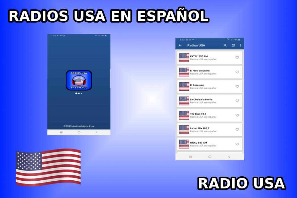 Radios USA en Español - Radio USA Gratis APK voor Android Download