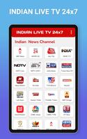 Indian LIVE TV 24x7 الملصق