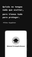 aplicación navegador privado Poster