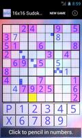 برنامه‌نما 16x16 Sudoku Challenge عکس از صفحه