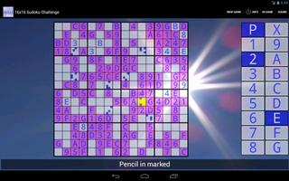 برنامه‌نما 16x16 Sudoku Challenge عکس از صفحه