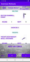 Exercises Workouts Datasheet screenshot 1