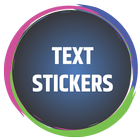 Text Stickers icône