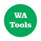 WA Tools - Blue text, Blank te icône