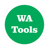 WA Tools - Blue text, Blank te