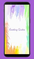 Greeting Quotes Poster