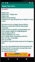 Bagay Tayo Lyrics Poster