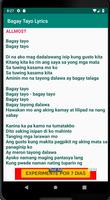 Bagay Tayo Lyrics স্ক্রিনশট 2