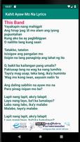 Kahit Ayaw Mo Na Lyrics bài đăng