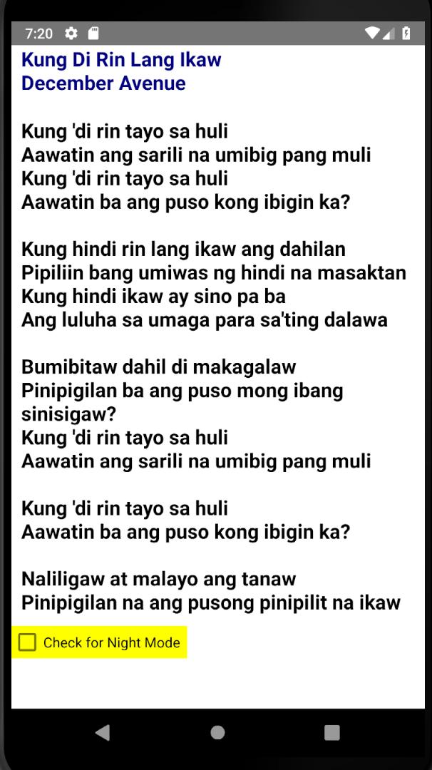 Kung Di Rin Lang Ikaw Lyrics For Android Apk Download