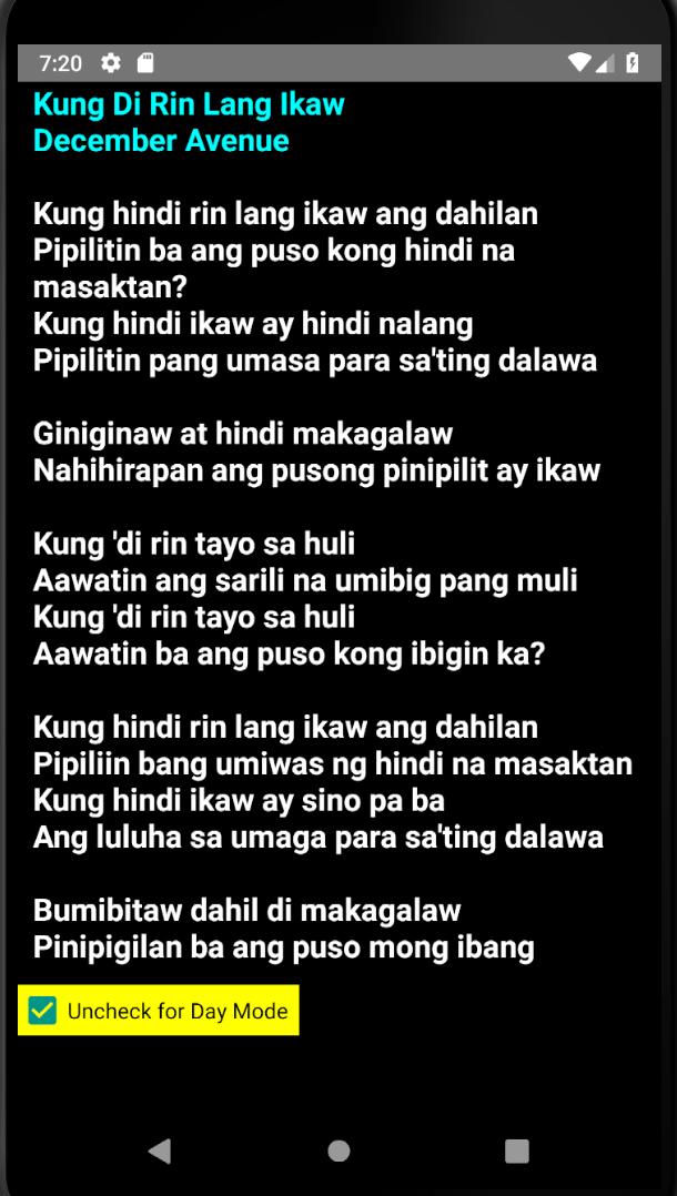 Kung Di Rin Lang Ikaw Lyrics For Android Apk Download