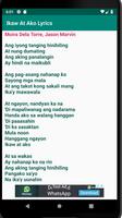 Ikaw At Ako Lyrics ảnh chụp màn hình 1