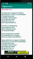 Tagpuan Lyrics Ekran Görüntüsü 1