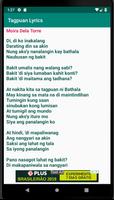 Tagpuan Lyrics Ekran Görüntüsü 2